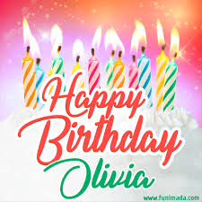 Special days like mother's day, father's day and valentine's day are very popular themes for kid's coloring pages. Happy Birthday Olivia Gifs Download Original Images On Funimada Com