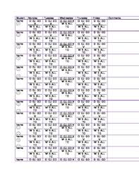 Weekly Behavior Chart For Teacher Clipboard