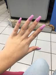 Medium Length Acrylic Black Coffin Nails Designs Pin By Andreya Allen On Nail Designs Hair Skin Nails Short Coffin Nails Nail Designs