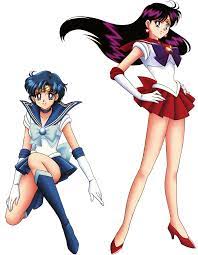 Sailor Mars Deviantart Sailor Mercury And Sailor Mars Render By Frogstreet13 Sailor Chibi Moon Sailor Moon Girls Sailor Mercury