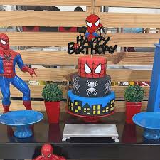 We have often seen spiderman themed birthday parties when it comes to celebrating the birthday of kids. Buy Kapokku Cute Superhero Happy Birthday Cake Topper For Spiderman Avengers Crew Theme Cake Decor Boy Children Superhero Party Decoration Kid S Birthday Party Decoration Supplies Online In Indonesia B08cmtw5wq