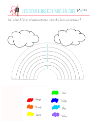 Vous y trouverez les meilleures pièces uniques ou personnalisées de nos boutiques. Coloriage Les Couleurs De L Arc En Ciel Momes Net