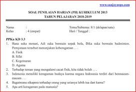 Soal penilaian harian kelas 4 tema 1 sub tema 1 dan kunci jawaban adalah sebuah video yang menyajikan beberapa soal dan kunci jawaban untuk persiapan ulangan. Soal Ulangan Harian Tema 8 Kelas 4 Subtema 1 Kurikulum 2013 Sanjayaops