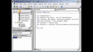Embedding Chart In Worksheet Using Excel Vba