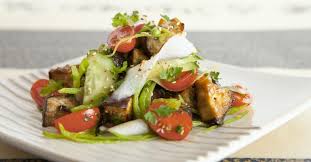 It can be just as meltingl. Japanese Style Miso Roasted Eggplant Salad With Ponzu Dressing Love My Salad