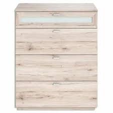 Der eckschreibtisch bietet ihnen dank schubladen und fächern sehr viel stauraum. Kommode Ii Nexus Schubladenkommode In Sandeiche Und Weissglas Gunstig Kaufen Ebay