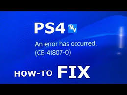 Ps4 Error Ce 41807 0 Cause And How To Fix Themvegastyle In 2021 Fix It Ps4 Error