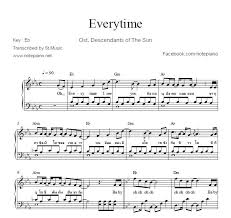 Key & bpm for everytime by chen, punch. Everytime Chen Punch à¹€à¸› à¸¢à¹‚à¸™ Www Notepiano Net