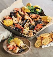 Bake 30 minutes in a 350 degree oven. Maine Shore Seafood Bake Seafood Bake Cooking Seafood Seafood Dinner