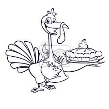 Maybe you would like to learn more about one of these? Thanksgiving Cartoon Turkei Halt Gabel Und Kuchen Isoliert Vektor Illustration Fototapete Fototapeten Fest Farben Schwarz Weiss Myloview De