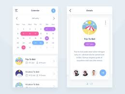 Travel Calendar App Calendar App App Design Scheduling App
