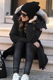Roressclothes Closet Ideas Women Fashion Outfit Clothing Style Apparel Black Jacket Winter Outfits Parka Outfit Perfect Winter Outfit
