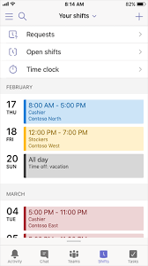 Usually, rotating shift lengths fall between eight and 12 hours. Get Started In Shifts Office 365