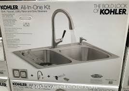 Suppliers with verified business licenses. Kohler All In One Stainless Steel Sink And Faucet Kit Costco Weekender