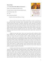 5 contoh resensi buku fiksi, non fiksi, pelajaran, ilmiah dan cerita + strukturnya. Resensi Buku Jurnal Ilmu Komunikasi