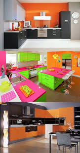 Vibrant Orange Kitchen Decorating Ideas Http Interiordesign4 Com Vibrant Orange Kitchen Decor Black Kitchen Decor Orange Kitchen Decor Kitchen Decor Photos