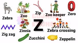 Lets learn about the word that start with z.z for zebra. Z Letter Words In English Words Starting With Letter Z Z Letter Words With Pictures Youtube