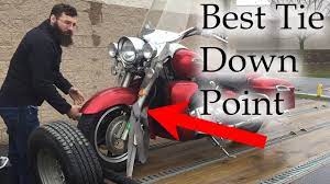 We offer all of the equipment you need for your motorcycle tie down application. How To Tie Down Your Motorcycle The Right Way Tank Straps Youtube