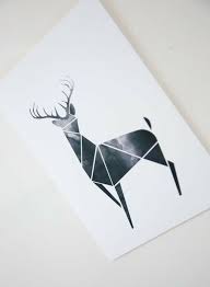 1001 Images Du Dessin Geometrique Magnifique Pour Vous Inspirer Dessin Geometrique Epoque Geometrique Art Sur Le Theme Du Cerf