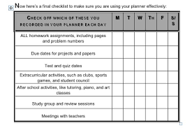 We all learn differently, and we each have our own style of studying. Planner Checklist Pic Bits Of Wisdom For All