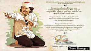 Banyak sekali kata bijak yang ditularkan oleh cak nun diantaranya kata cinta, kata move on, kata penyemangat, kata harapan, kata sindiran dan masih. Kata Kata Bijak Cak Nun Tentang Rokok Keajaiban Kata Kata
