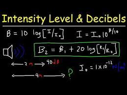 224 Sound Intensity Level In Decibels Distance Physics Problems Youtube Physics Problems Physics Intense