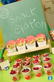 Birthday Party Snack Ideas For Adults Kids Crafts School Party Snacks School Party Desserts Back To School Party