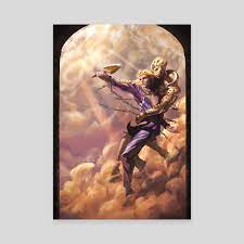 See more ideas about jojo, jojo bizzare adventure, jojo bizarre. Giorno Giovanna Gold Experience Requiem An Art Canvas By Enzo Fernandez Inprnt