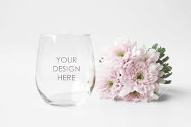 Download Stemless Wine Glass Mockup Graphic By Thesundaychic Creative Fabrica