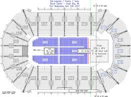 61 Eye Catching Resch Center Detailed Seating Chart