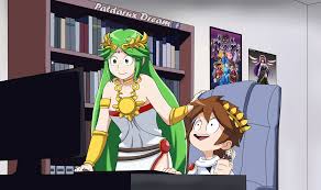 Pit And Palutena Animation Super Smash Brothers Ultimate Smash Bros Smash Bros Funny Super Smash Bros Memes