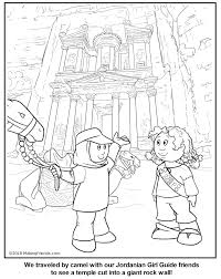 New users enjoy 60% off. Jordanian Girl Guide Coloring Page Makingfriends