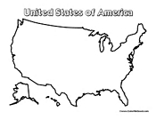 Print the eight map panels and the key to flag colors on the ninth page. United States Coloring Pages