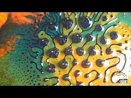 3 Ferrofluid Colored I Chemical Bouillon Youtube Ferrofluid Art Ferrofluid Stencil Projects