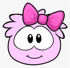 Puffle coloring pages for kids. Pink Bow Png Pink Puffle Club Penguin Transparent Png Kindpng