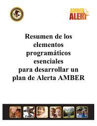 Последние твиты от alerta amber (@aamber_yucatan). Alerta Amber Resumen De Los Elementos Programaticos Esenciales