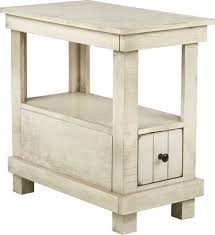 Havenwood White Chairside Table Chair Side Table Living Room Table Wood Table Living Room