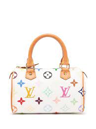 Louis Vuitton 2008 Pre-owned Mini Speedy Bag - White In 2021 Louis Vuitton Multicolor Louis Vuitton Bags