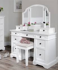 Gainsborough White Dressing Table Very Solid Dressing Table With 7 Drawers In Different White Vanity Desk White Dressing Tables White Vanity Desk With Drawers