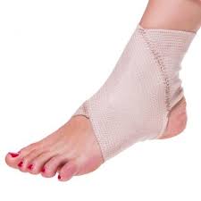 lightweight slip on elastic foot wrap bandage ankle sleeve