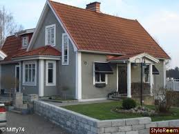 Rust Red Roof Colours Exterior Houses Exterior Paint Colors For House Red Roof House Grey Exterior House Colors
