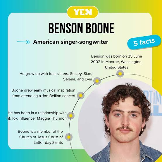 Benson Boone's net worth and his rise from TikTok star to music sensational - YEN.COM.GH