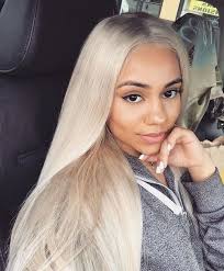 Half Black And Blonde Wig 33 96 Oley Hair Platinum Blonde Glueless Synthetic Hair Lace Front Wigs Hair Styles Wig Hairstyles Frontal Hairstyles