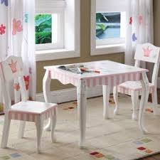 Princess Frog Kids 3 Piece Rectangular Table And Chair Set Wooden Table And Chairs Kids Table Chair Set Wooden Childrens Table