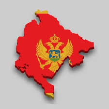 Visit montenegro, a country of tall people, dramatic nature contrasts and colorful rains. Montenegro Kaart Vlag En Nationale Embleem Premium Vector
