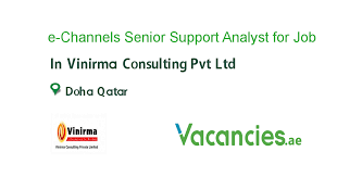 E Channels Senior Support Analyst For Qatar Business Analyst Risk Management Contract Management