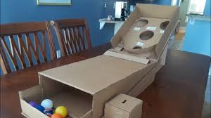 Skee ball diy yard games backyard games backyard projects wood projects fun projects woodworking projects homemade outdoor games homemade carnival games. Awesome Home Made Skeeball Youtube