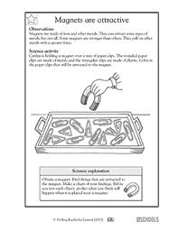 In this science worksheet, your child learns about different magnets and determines which magnet has the strongest pull. Science Worksheets Word Lists And Activities Page 15 Of 27 Greatschools