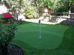 This outdoor putting green is incorporated into a public park and is well integrated into the park's large open grass field. Putting Green Installation Guide Tips Concerns