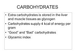 Carbohydrates are stored in fhe kiver and musc in the form of : Carbohydrates Ppt Video Online Download